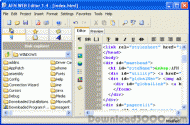 AFN WEB Editor screenshot
